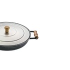 Bifeteira Redonda 40cm Com Tampa E Aba 8cm Malta