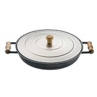 Bifeteira Redonda 40cm Com Tampa E Aba 8cm Malta