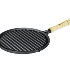 Bifeteira Redonda Grelhada Com Cabo Santana 26cm