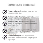 Big Bag 90x90x120 Para 1000 Kg Fundo Fechado/ Boca Aberta C1