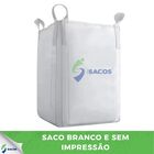 Big Bag Entulho Reciclagem Grãos 1000Kg Branco 90x90x120 C1