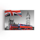 Big Ben Londres Onibus Vermelho Quadro Canvas 140x90cm