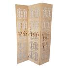 Biombo 3 Folhas 129x180cm Mdf Modelo 2 Cru Vazado
