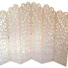 Biombo 6 Folhas 258x180cm Mdf Modelo 21 Cru Vazado