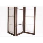 Biombo Com Tecido Dominoes Nogueira