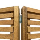 Biombo Decorativo De Madeira 3 Folhas Ripado Sanfonado - Maju