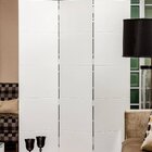 Biombo Frisado Branco 180x135cm  Branco