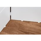 Biombo Frisado Branco 180x135cm  Branco