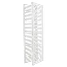 Biombo Ripado Pinus Branco 1,50x1,80m Settis