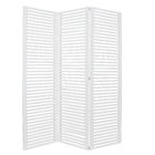 Biombo Ripado Pinus Branco 1,50x1,80m Settis