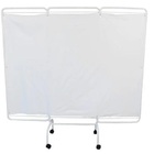 Biombo Triplo Epóxi Faces Em Tecido