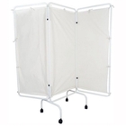 Biombo Triplo Epóxi Faces Em Tecido