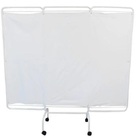 Biombo Triplo Epóxi Faces Em Tecido