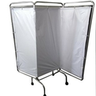 Biombo Triplo Inox Faces Em Plástico