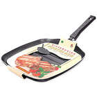 Bistequeira Antiaderente Preta C/ Espátula Fortaleza