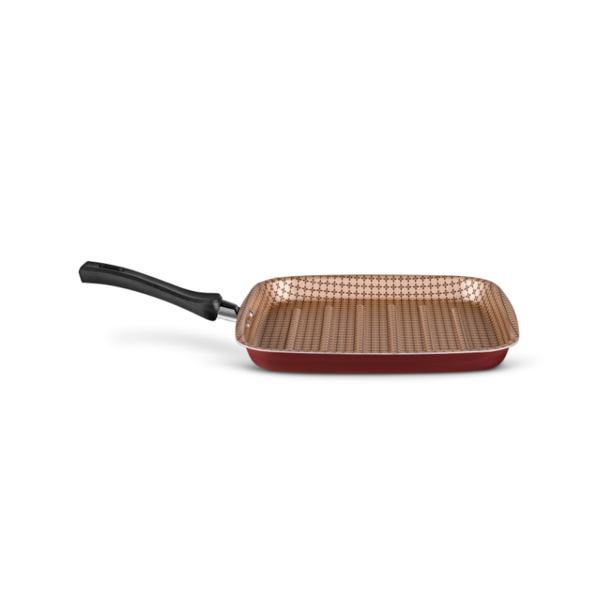 Bistequeira Grill Antiaderente  24,5x24,5cm / 1,1l Alumínio C