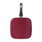Bistequeira Paris Antiaderente Starflon Max  Vermelho 28 Cm -
