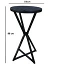 Bistrô Com 3 Banquetas Itália Preto