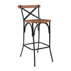 Bistrô Laís Com 3 Banquetas Laís Preto/castanho