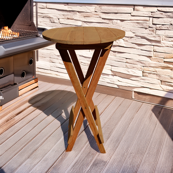 Bistrô Para Bar Dobrável De Madeira Maciça Ismalu  Mel