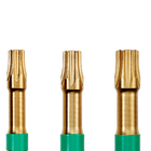 Bits de Torção Torx T20/T25/T30 50mm 3 peças Dexter Pro