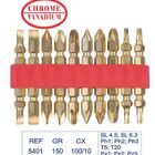 Bits Jogo Ponteira Dupla Crv 65mm C/10 S/ima - 5401