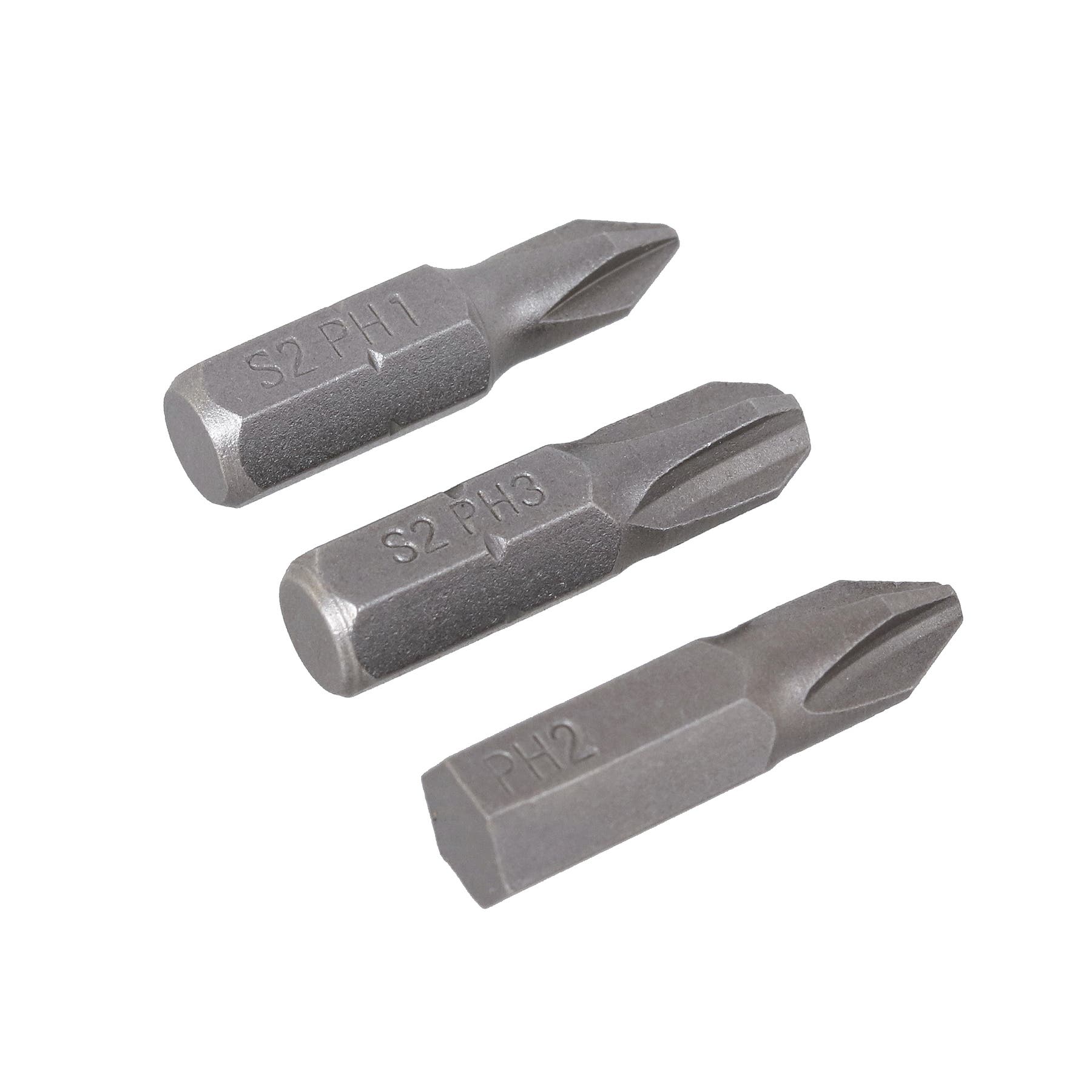 Bits Phillips PH1/PH2/Ph3 25mm 3 peças Dexter | Leroy Merlin