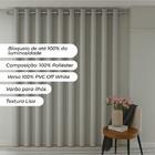 Blackout Tecido 100% 5,40m X 2,50m Linen
