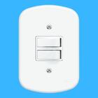 Blanc 2 Seções De Interruptor Paraleloom Placa