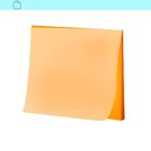 Bloco Adesivo 90 Folhas 76x76mm Laranja