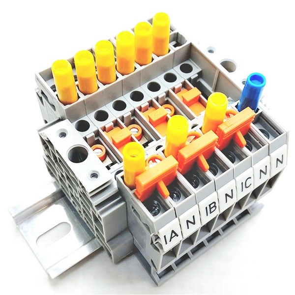 Bloco Aferição Para 3 Transformadores Corrente Cwban-3tc+n Ci