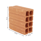 Bloco Cerâmico Vedação 8  9x19x19cm Cerâmica Kato