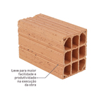 Bloco Cerâmico Vedação 9 14x19x14,5cm Cerâmica Kato