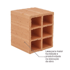 Bloco Cerâmico Vedação 9x14x9cm TijoloFaz