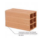 Bloco Cerâmico Vedação 9x19x29cm Cerâmica Nova Conquista
