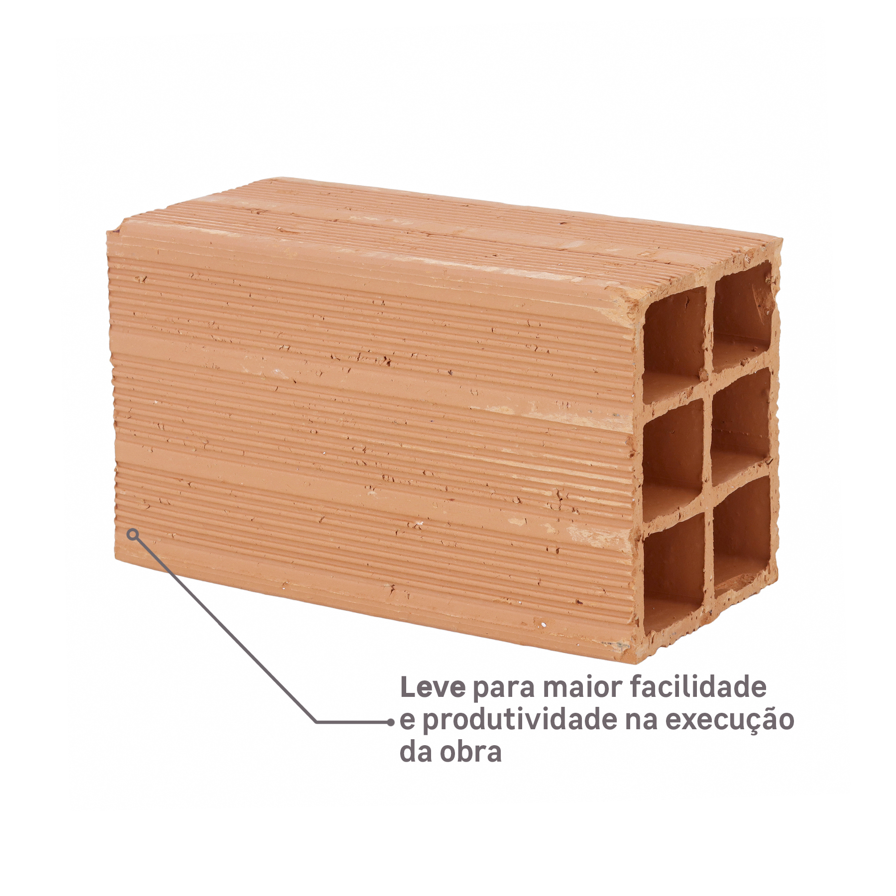 Bloco Cerâmico Vedação 9x19x29cm Cerâmica Nova Conquista | Leroy