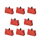 Bloco Contato 1nf 16a Conexão Mola Vermelho 5pçs Pcw01