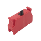 Bloco Contato 1nf 16a Conexão Mola Vermelho Painéis Elétricos