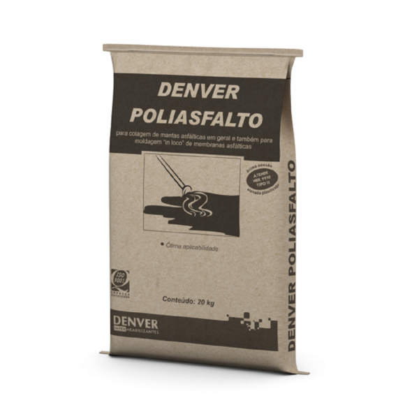 Bloco De Asfalto Denver Poliasfalto Saco 20 Kg