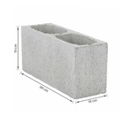 Bloco de Concreto Estrutural 19x19x39cm Cartefix