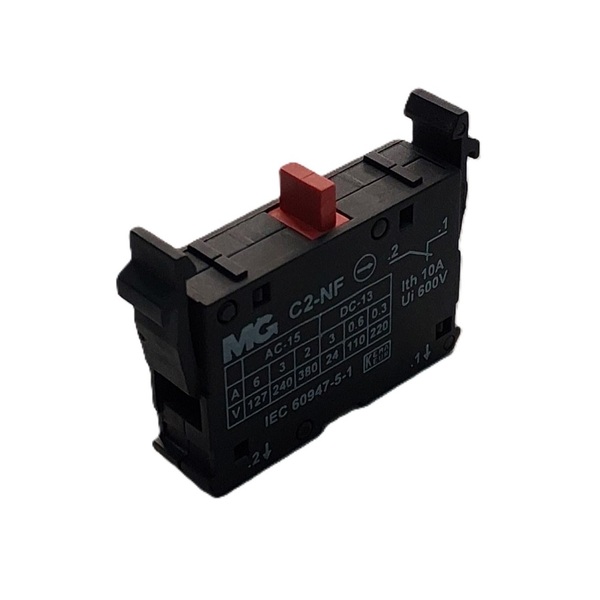 Bloco de Contato NF P/ Botões Margirius C2 Ruptura Positiva 1