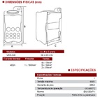 Bloco De Distribuição Ukk Com Fixação Trilho Din Ukk400 De 40