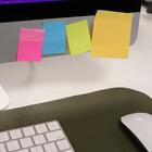 Bloco De Notas Adesivo - 7,6cm X 7,6cm - Verde Fluorescente -