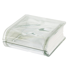 Bloco de Vidro 1 Lado Neutro Incolor 19x19x8cm Seves Glass Block