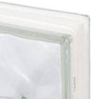 Bloco de Vidro 1 Lado Neutro Incolor 19x19x8cm Seves Glass Block