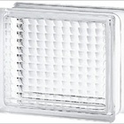 Bloco De Vidro Canelado 19x19x8cm - Cross Small