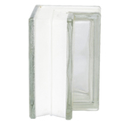 Bloco de Vidro Canto 90° Incolor 19x19x8cm Seves Glass Block