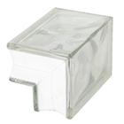Bloco de Vidro Canto 90° Incolor 19x19x8cm Seves Glass Block