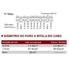 Bloco Distribuição 2 Barramentos 2x11 125a