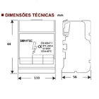 Bloco Distribuição 2 Barramentos 2x15 125a
